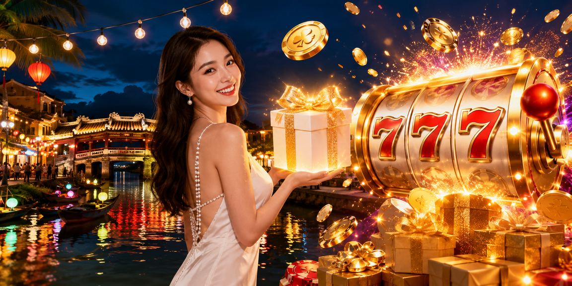 Casino live trực tuyến ban đêm tại Hội An